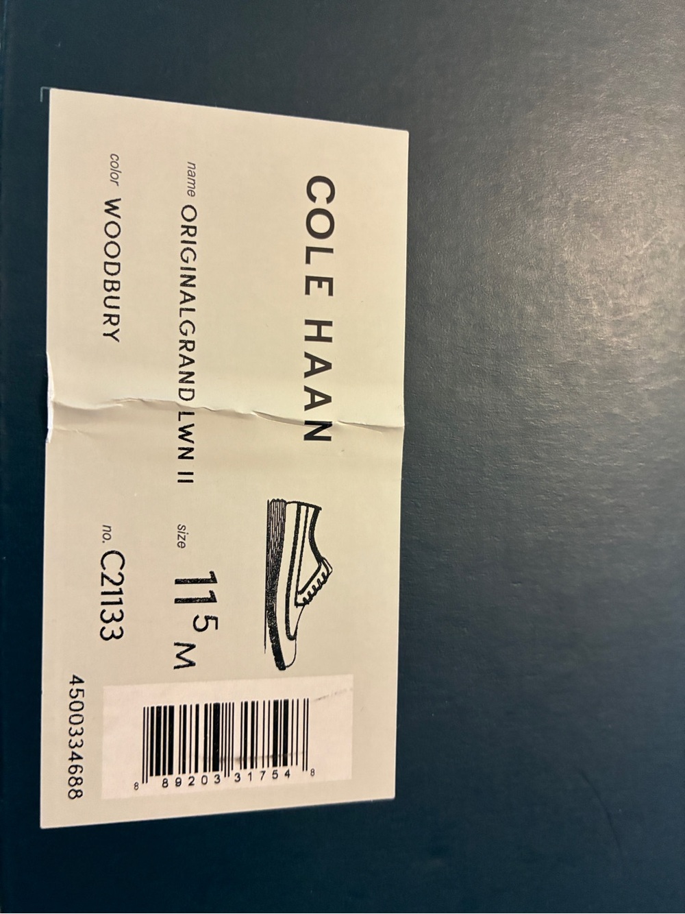 Cole Haan Men’s Brown Leather Wingtip Oxfords size 11.5 - Picture 7 of 7